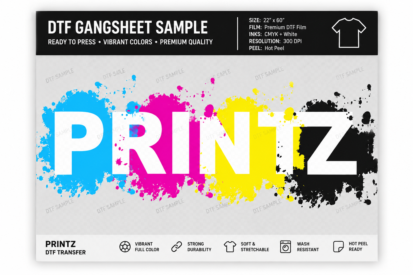 Custom DTF GangSheet